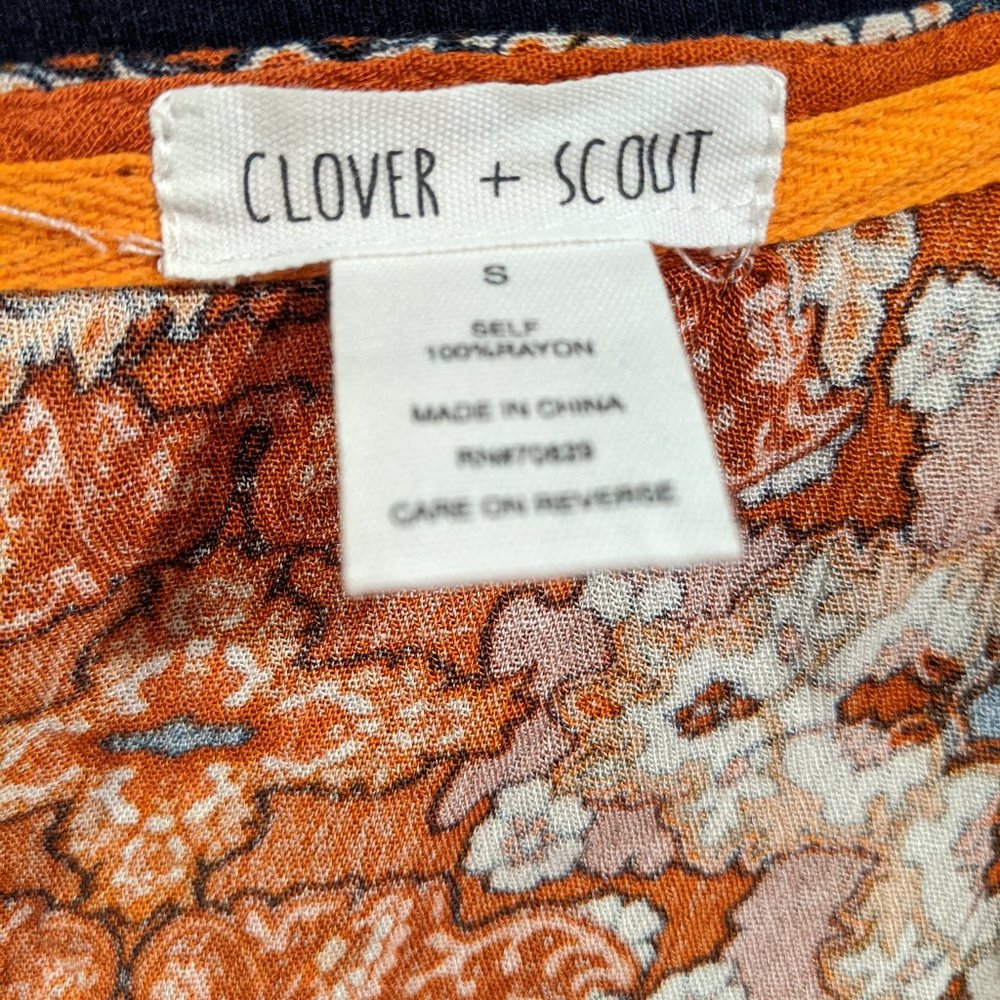 Orange Pattern Kimono - Picture 8 of 8